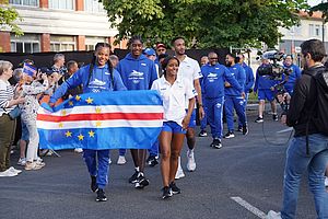 [retour en images] Parthenay-Gâtine aux couleurs du Cap-Vert avec les athlètes et parathlètes ! #JO